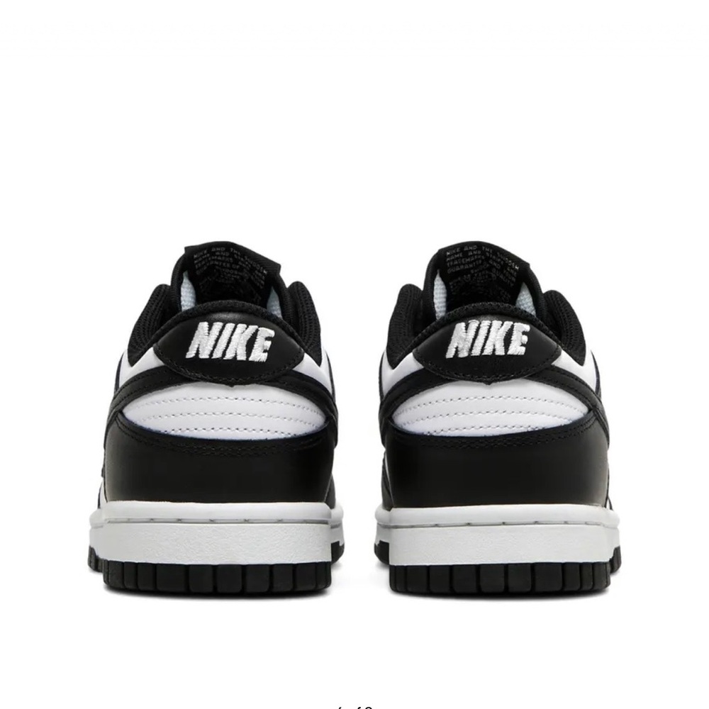 Nike low dunk sneakers black with white - Picture 3 of 9
